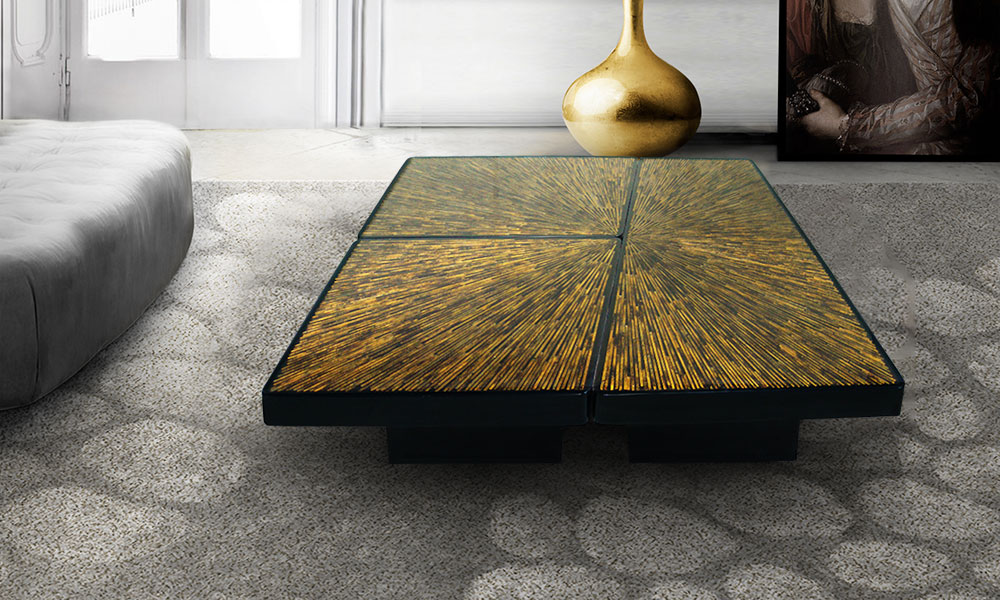 Glass Inlay – Coffee Table