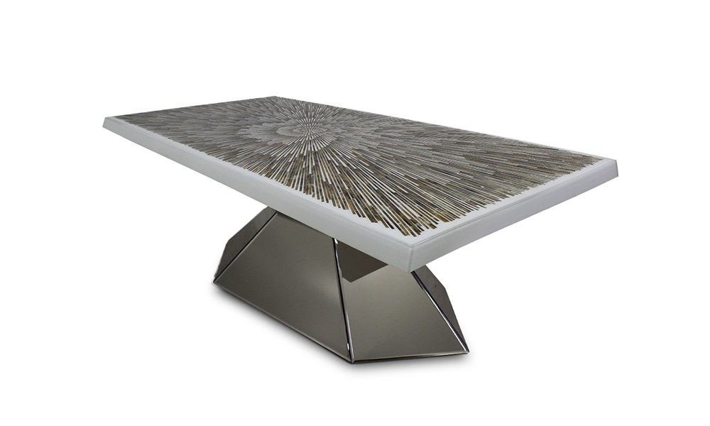 Glass Inlay – Dining Table