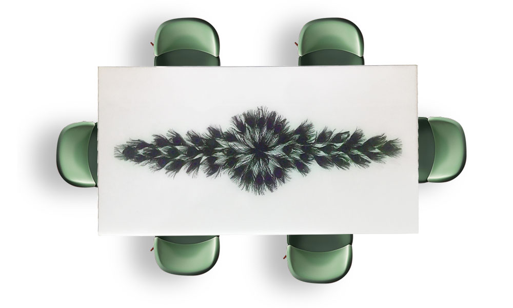 Peacock Feather – Dining Table